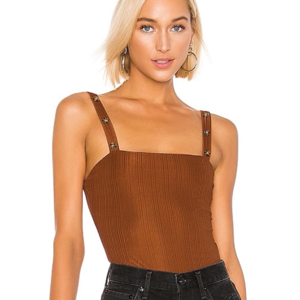 The East Order Ribbed Bodysuit Women’s Small NEW